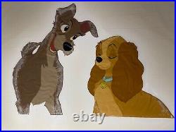 LADY AND THE TRAMP animation Cel Walt Disney Prod. Art ORIGINAL MODEL CEL X1