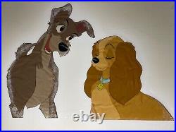 LADY AND THE TRAMP animation Cel Walt Disney Prod. Art ORIGINAL MODEL CEL X1