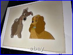 LADY AND THE TRAMP animation Cel Walt Disney Prod. Art ORIGINAL MODEL CEL X1