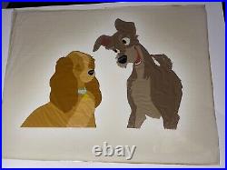 LADY AND THE TRAMP animation Cel Walt Disney Prod. Art ORIGINAL MODEL CEL X1