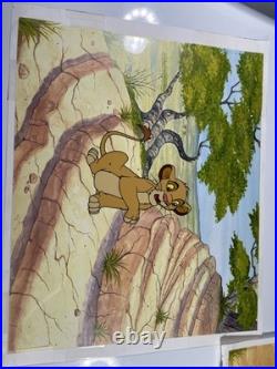 LION KING Animation Cel WALT DISNEY Production Art Vintage Publicity Cartoon I11