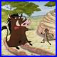 LION KING Animation Cel WALT DISNEY Production Art Vintage Publicity Cartoon I5