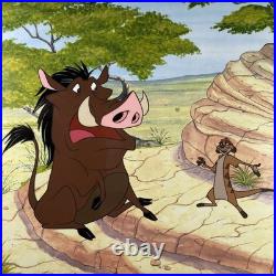 LION KING Animation Cel WALT DISNEY Production Art Vintage Publicity Cartoon I5