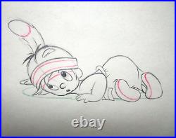 LITTLE HIAWATHA 1937 Indian Walt Disney ORIGINAL PRODUCTION cel DRAWING baby