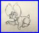 Lady and The Tramp Lady Production Drawing Disney Cel Original