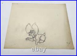Lady and The Tramp Lady Production Drawing Disney Cel Original