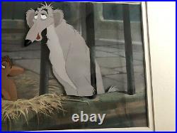 Lady & the Tramp master production background Disney animation cel celluloid