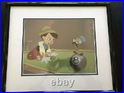 Le Disney Pinocchio Behind The Eight Ball Production Cel