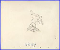 Little Hiawatha Disney Silly Symphony KEY Original Production Cel Drawing 1937