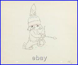 Little Hiawatha Disney Silly Symphony Original Production Cel Drawing 1937 56
