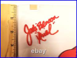 Little Mermaid Disney production cel Red hair Mirror Ariel SIGNED JSA COA