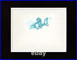 Little Mermaid Sebastian Walt Disney Production Cel Drawing 1989 23m