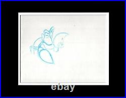 Little Mermaid Sebastian Walt Disney production cel drawing 1989 5
