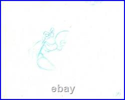 Little Mermaid Sebastian Walt Disney production cel drawing 1989 9 HAS DIALOGUE