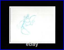 Little Mermaid Sebastian Walt Disney production cel drawing 1989 9 HAS DIALOGUE