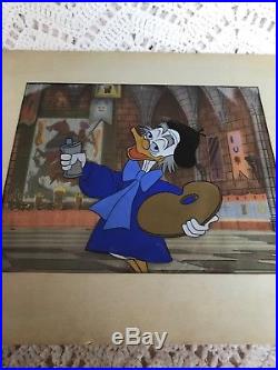 Ludwig VonDrake, Donald Duck's uncle, Walt Disney Production Cel Gold Art Corner