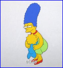 MARGE + MAGGIE baby THE SIMPSONS FOX Disney Original Animation Production CEL
