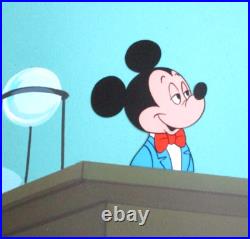 MICKEY MOUSE 1980's WALT DISNEY ORIGINAL ANIMATION PRODUCTION CEL bowtie