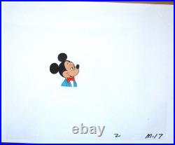MICKEY MOUSE 1980's WALT DISNEY ORIGINAL ANIMATION PRODUCTION CEL bowtie