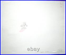 MICKEY MOUSE 1980's WALT DISNEY ORIGINAL PRODUCTION CEL + DRAWING bowtie