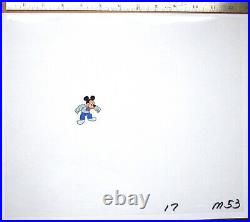 MICKEY MOUSE 1980's WALT DISNEY ORIGINAL PRODUCTION CEL + DRAWING bowtie