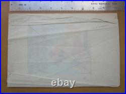 MICKEY MOUSE NIECES 1950's WALT DISNEY ORIGINAL drawing cel PAINTING FOR BOOK