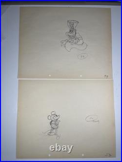 MICKEY MOUSE Production Art Animation Cel WALT DISNEY 1932 TRADER MICKEY I10