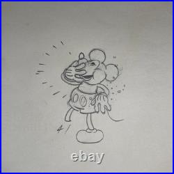 MICKEY MOUSE Production Art Animation Cel WALT DISNEY 1932 WHOOPEE PARTY I10