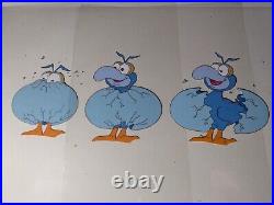 MUPPET BABIES animation cel Vintage Cartoons Background Disney Art 80's Lot I10
