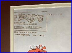 MUPPET BABIES animation cel Vintage Cartoons Background Disney Art 80's Lot I12