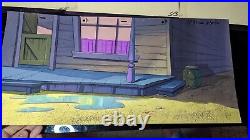 MUPPET BABIES animation cel Vintage Cartoons Background Disney Art 80's Lot X1