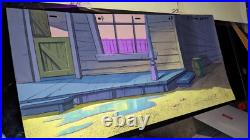 MUPPET BABIES animation cel Vintage Cartoons Background Disney Art 80's Lot X1