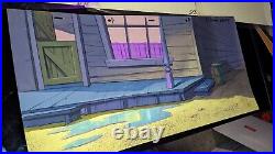 MUPPET BABIES animation cel Vintage Cartoons Background Disney Art 80's Lot X1