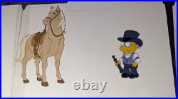 MUPPET BABIES animation cel Vintage Cartoons Background Disney Art 80's Lot X1