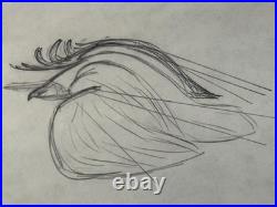 Marahute Eagle Rescuers Down Under Disney Original Animation cel Drawing 1990