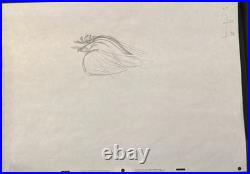Marahute Eagle Rescuers Down Under Disney Original Animation cel Drawing 1990