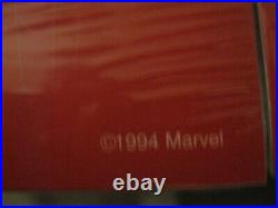 Marvel Spiderman Matted Animation Cels Lot Of 3 Stan Lee Autograph Mip 1994