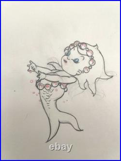 Merbabies Walt Disney Silly Symphony Production Drawing Cel Animation 1938