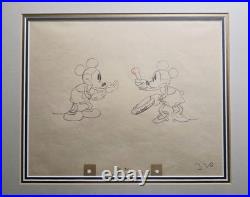 Mickey & Minnie Mouse Puppy Love (1933) Disney Animation Cel Original Pencils
