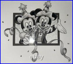 Mickey & Minnie Mouse Walt Disney Original Artist Animation Production Cel Art