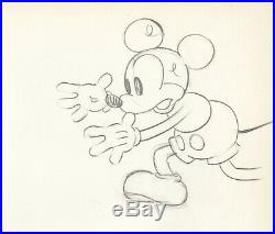 Mickey Mouse 1932 Original Production Animation Cel Drawing Disney Nightmare 73
