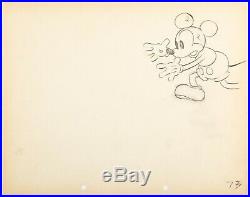 Mickey Mouse 1932 Original Production Animation Cel Drawing Disney Nightmare 73