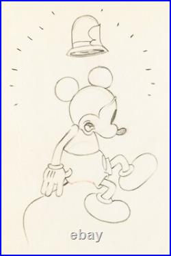 Mickey Mouse 1934 Production Animation Cel Drawing Disney The Dognapper 38A