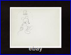 Mickey Mouse 1934 Production Animation Cel Drawing Disney The Dognapper 38A