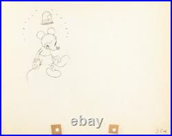 Mickey Mouse 1934 Production Animation Cel Drawing Disney The Dognapper 38A