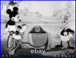 Mickey Mouse 1934 Production Animation Cel Drawing Disney The Dognapper 38A