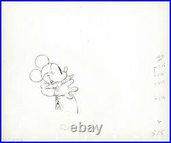 Mickey Mouse 1937 Key Production Animation Cel Drawing Disney The Worm Turns 47