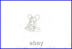 Mickey Mouse 1995 Production Animation Cel Drawing Disney Runaway Brain 99 HUGE
