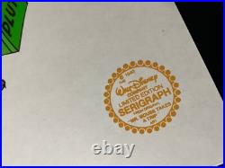 Mickey Mouse Animation Cel Walt Disney Limited Edition Litho PLUTO Art? Vtg I22