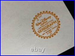 Mickey Mouse Animation Cel Walt Disney Limited Edition Litho PLUTO Art? Vtg I22